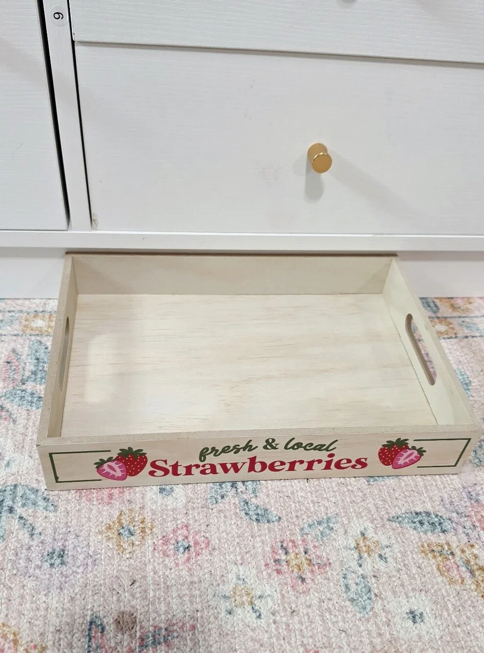 Target Bullseye Playground Summer 2026 Fresh Strawberries Wood Tray